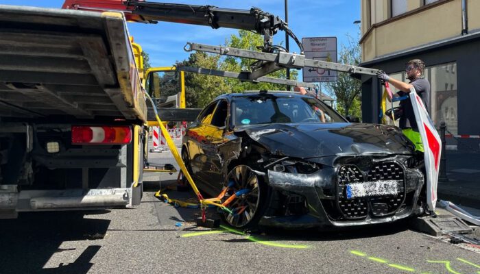 Verkehrsunfall unter Drogeneinfluss in Troisdorf.